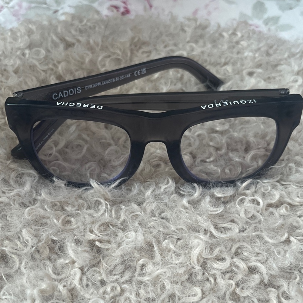CADDIS grey Smoke Eyeglasses READERS +2.00. D28 Frames
